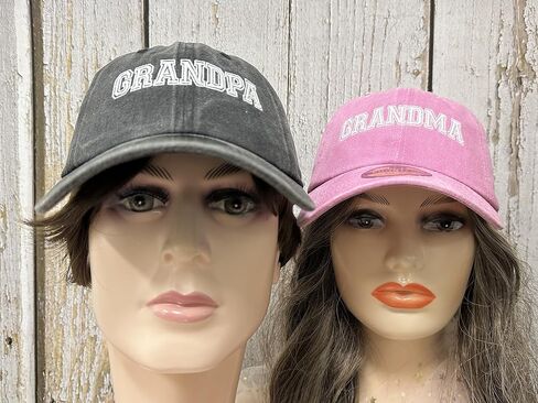 Embroidered Hats for Uncle Auntie Grandpa Grandma Mama Mini in Saudi Arabia