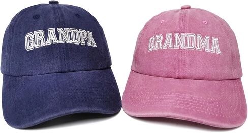 Embroidered Hats for Uncle Auntie Grandpa Grandma Mama Mini in Kuwait