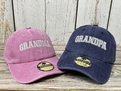 Embroidered Hats for Uncle Auntie Grandpa Grandma Mama Mini in Kuwait