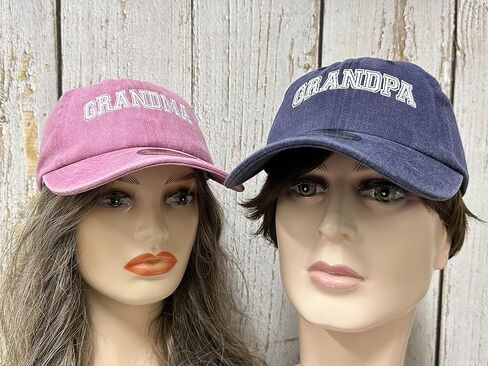 Embroidered Hats for Uncle Auntie Grandpa Grandma Mama Mini in Kuwait