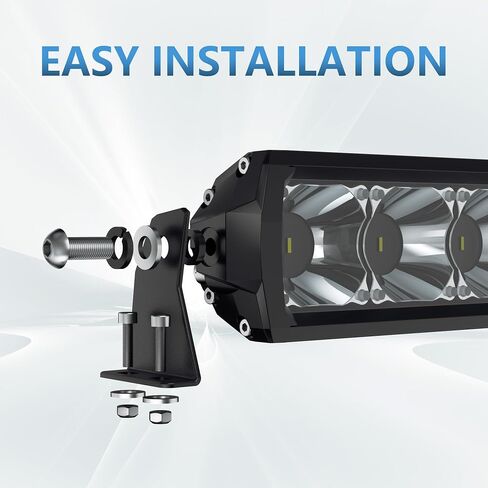 Universal Fit Side Mounting Bracket, 4WDKING S6 Single Row LED Light Bar Brackets(S6) in Saudi Arabia