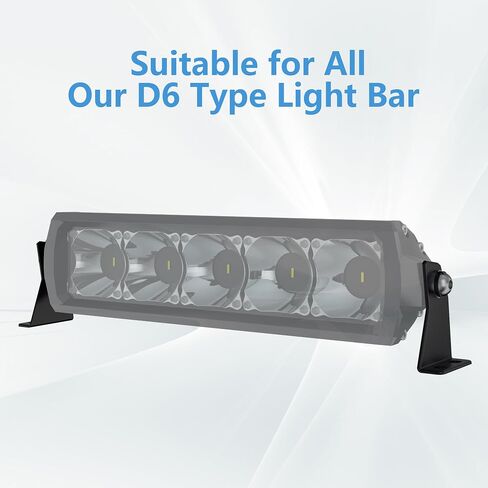 Universal Fit Side Mounting Bracket, 4WDKING S6 Single Row LED Light Bar Brackets(S6) in Saudi Arabia