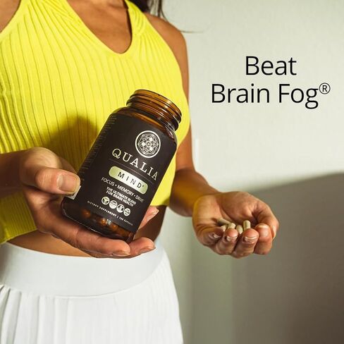 QUALIA MIND | The Ultimate Blend For Brain Health* | Doctor-Formulated Nootropic To Fuel Focus & Concentration* | Supports Long Term Brain Health| Maintain Drive & Productivity | 2 Week Supply in Saudi Arabia