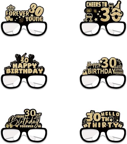 حفلة عيد ميلاد نظارة الزخارف عيد ميلاد النظارات الشمسية للنظارات الورقية للرجال نساء in Kuwait