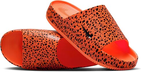 Nike Calm Electric Men's Slides (HF1067-800, Total Orange/Total Orange/Dark Obsidian) in Saudi Arabia