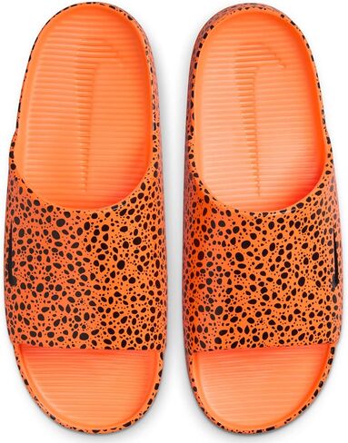 Nike Calm Electric Men's Slides (HF1067-800, Total Orange/Total Orange/Dark Obsidian) in Saudi Arabia
