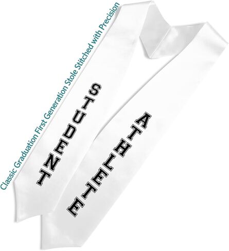 Endea Graduation Student Athlete Stole With Classic Tips - Unisex Adult - 62" Long - Graduation Sash in Saudi Arabia