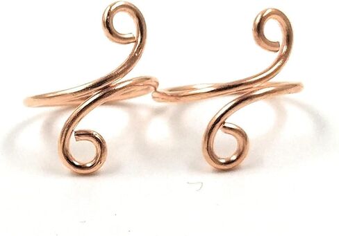 Unisex-Adult Designer Pure Copper Ring Design 12 in Kuwait