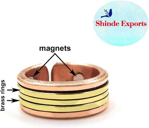 Unisex-Adult Designer Pure Copper Ring Design 12 in Kuwait