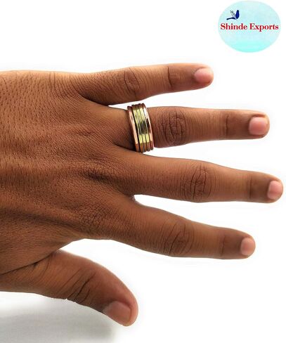 Unisex-Adult Designer Pure Copper Ring Design 12 in Kuwait