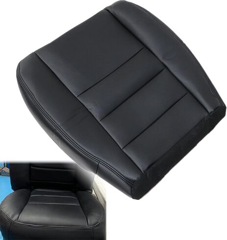 سائق NLQR وجانب الراكب أسفل وأعلى خلفية مقعد البديل يغطي الجلد الدقيق تان متوافق مع فورد F250 F350 F450 F550 Lariat 2002 2003 2004 2005 2007 in Saudi Arabia