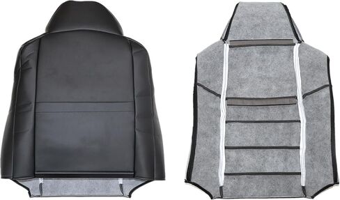 سائق NLQR وجانب الراكب أسفل وأعلى خلفية مقعد البديل يغطي الجلد الدقيق تان متوافق مع فورد F250 F350 F450 F550 Lariat 2002 2003 2004 2005 2007 in Saudi Arabia
