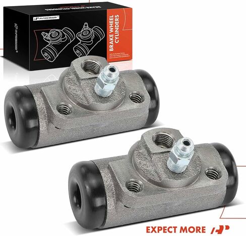 A-Premium Rear Drum Brake Wheel Cylinder Compatible with Select Ford and Mazda Models - Ranger, B2300, B3000, B4000, 1995 1996 1997, 2-PC Set - Replace# ZZM126610, F57Z2261A in Kuwait