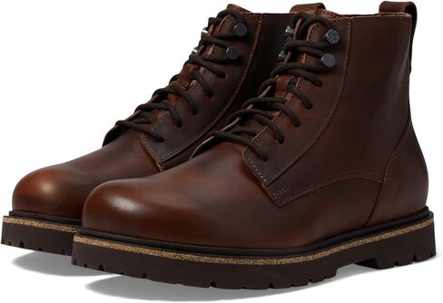 Birkenstock Men's Highwood Mid Lace-up Deep Blue-Leather Chelsea Boot in Saudi Arabia