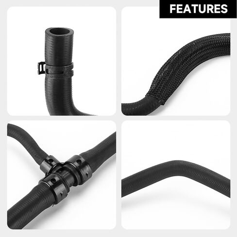 HVAC Heater Inlet Hose Assembly Heater Core Hose - Compatible for Dodge Charger 2011-2021 for Dodge Challenger 2011-2021 for Chrysler 300 2011-2020 - Replace Part 55038163AI, 55038163AE in Saudi Arabia