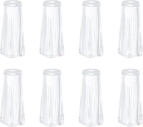 uxcell 8pcs cord مقابض ، 34 ملم نافذة الأعمى شرابات السحب البلاستيك شرابة السحب قطرات سحب نهاية الستائر الستائر الظل ، شفافة in Kuwait