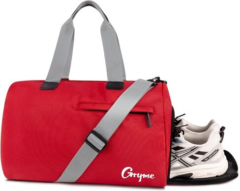 Gryme 15 Inch Small Gym Bag with Shoes Compartment and Wet Pocket, Mini Duffle Bag for Men & Women, Small Sports Bag for Travel Carry On, Swimming, Workout, Weekender Overnight in Saudi Arabia