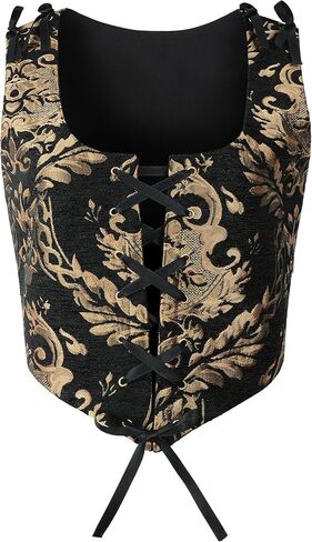 Renaissance Corset Ren Faire Bodice Celtic Pirate Medieval Steampunk in Kuwait