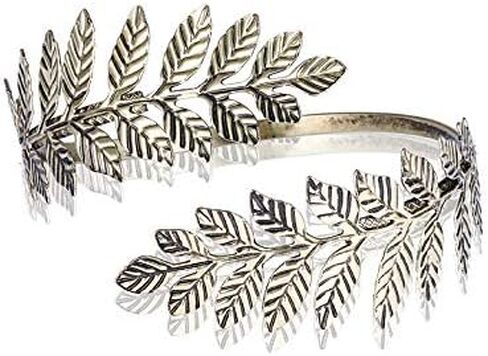 1 زوج من الأزياء دوامة ورقة ذراع الذراع العلوي سوار Armlet Cuff مفتوحة bangle armalpl قابلة للتعديل لتفاف الضراوة للنساء الإكسسوارات مجوهرات الزفاف in Kuwait
