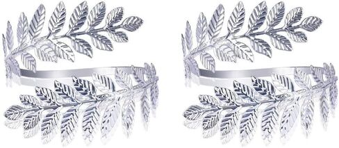 1 زوج من الأزياء دوامة ورقة ذراع الذراع العلوي سوار Armlet Cuff مفتوحة bangle armalpl قابلة للتعديل لتفاف الضراوة للنساء الإكسسوارات مجوهرات الزفاف in Kuwait