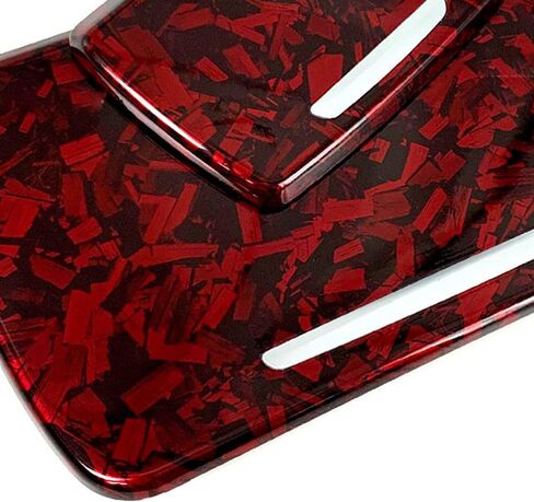 Arespark Gloss Forged Carbon Carbon Finyl Wrap و Car Carbon Carbon Finyl Wrap Screping Scream مع إطلاق الهواء (1 قدم × 33 قدمًا ، أحمر) in Kuwait