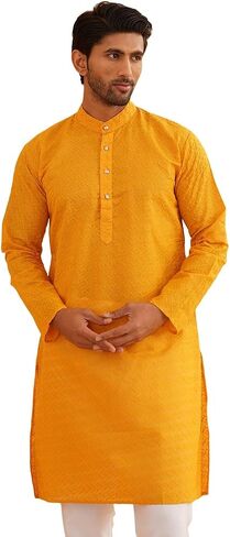 Sojanya (Since 1958 Motifs Embroidered Thread Work Pure Cotton Straight Only Kurta in Saudi Arabia