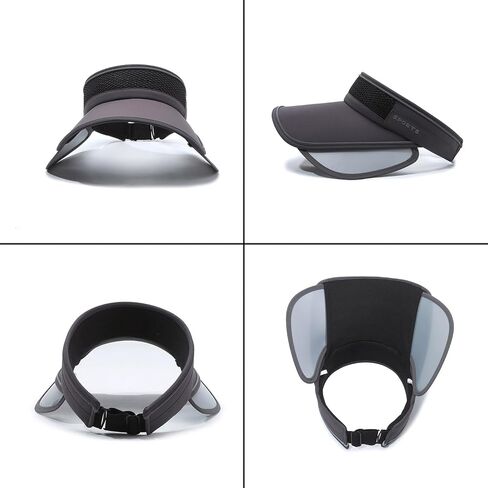 Peicees Sun Visors with Wide Brim for Women Men UPF50+ UV Sun Protection Cap for Golf Tennis Beach Running Hiking Sports in Saudi Arabia