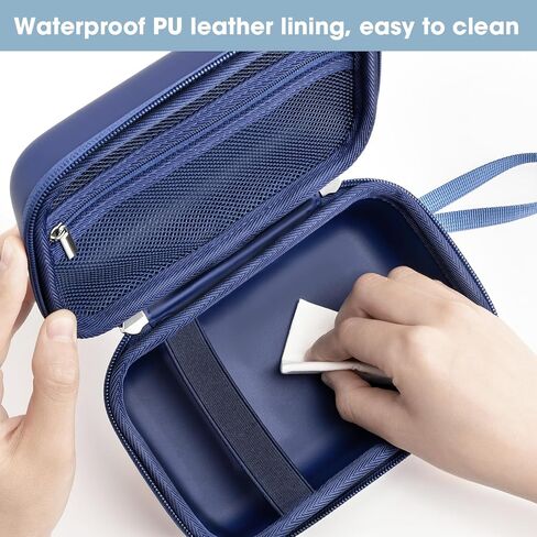 حقيبة سفر ProCase لحزم شطف الجيوب الأنفية NeilMed، حقيبة حمل لغسول الأنف Maoever Neti Pot، حقيبة محمولة لزجاجة شطف الجيوب الأنفية وحزم ملح غسيل الأنف أو مجموعة منظف الأنف - أسود in Saudi Arabia