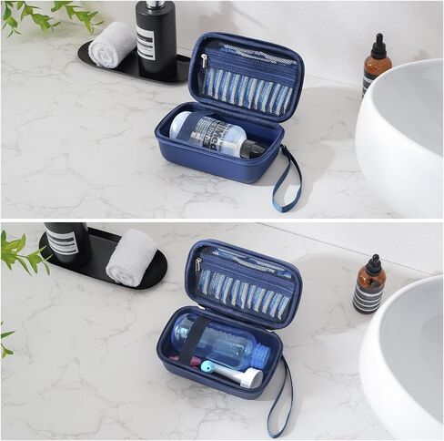 حقيبة سفر ProCase لحزم شطف الجيوب الأنفية NeilMed، حقيبة حمل لغسول الأنف Maoever Neti Pot، حقيبة محمولة لزجاجة شطف الجيوب الأنفية وحزم ملح غسيل الأنف أو مجموعة منظف الأنف - أسود in Saudi Arabia