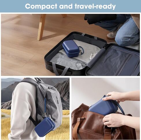 حقيبة سفر ProCase لحزم شطف الجيوب الأنفية NeilMed، حقيبة حمل لغسول الأنف Maoever Neti Pot، حقيبة محمولة لزجاجة شطف الجيوب الأنفية وحزم ملح غسيل الأنف أو مجموعة منظف الأنف - أسود in Saudi Arabia