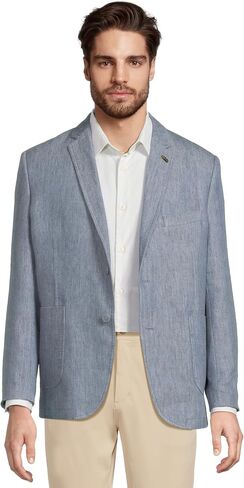 Johnston & Murphy Men's Washed Linen Blazer in Saudi Arabia