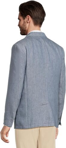Johnston & Murphy Men's Washed Linen Blazer in Saudi Arabia