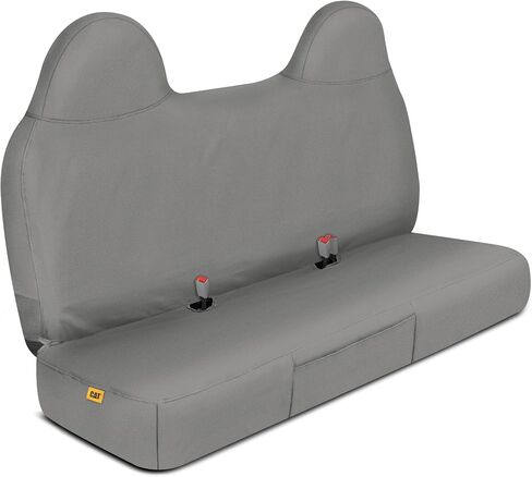 CAT® Custom Fit Front Bench Seat Cover for Ford F250 / F350 / F450 / F550 (1999-2007) - Durable Oxford Gray Truck Seat Cover with Utility Pockets, Ford F250 Super Duty Interior Cover in Kuwait