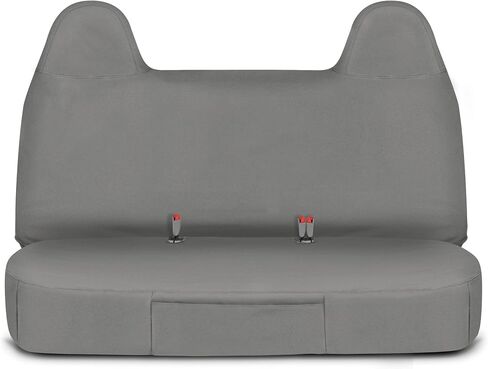 CAT® Custom Fit Front Bench Seat Cover for Ford F250 / F350 / F450 / F550 (1999-2007) - Durable Oxford Gray Truck Seat Cover with Utility Pockets, Ford F250 Super Duty Interior Cover in Kuwait