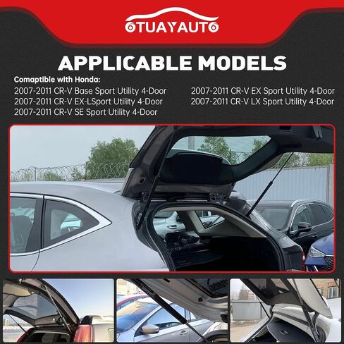 بديل لدعامات صندوق السيارة Scion tC لعام 2005-2010 - دعم رفع الفتحة الخلفية OTUAYAUTO - OEM # 4597 (عبوة من قطعتين) in Kuwait