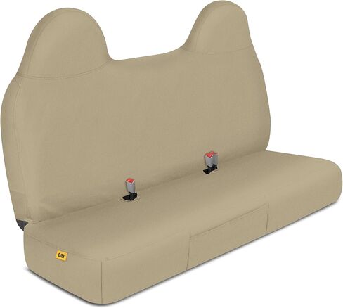 غطاء مقعد مقعد الأمامي المخصص Cat® Ford Ford F250 / F350 / F450 / F550 (1999-2007) - غطاء مقعد شاحنة متين أوكسفورد الرمادي مع جيوب فورد F250 Super Duty Cover in Kuwait