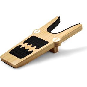 Wooden Boot Jack - Extra Wide Heavy Duty Boot Puller with Fun Crocodile Design, Ideal for Cowboy Boots, Work Boots & Shoes, One Size Fits All