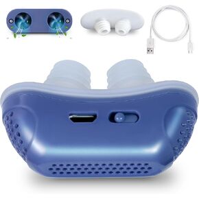 Anti Snoring Devices, Snoring Solution, Adjustable & Breathable, Effective Snoring Prevention for Men and Women, Upgraded Variable Speed Mini Anti Snoring