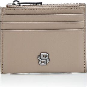 Boss Icon Logo Zip Card Case ، Cream ، PCE.