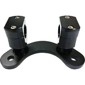 قوس محول المقود الأمامي السوداء السوداء السوداء لمدة 4.75 "إلى 3.5" مركز ثقب 1 "مشبك Riser المقود