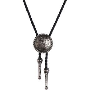 ألوان Cosplayer Cowboy Tie للرجال Western Bolo Ties Assume Association Excessories Gold Bolo Tie Gift