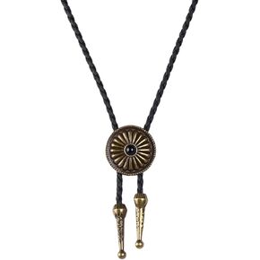 color cosplayer Cowboy Tie for Men Western Bolo Ties Costume Accessories Handmade Gold Bolo Tie Gift in Kuwait