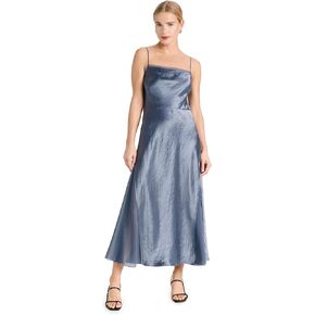 Vince Women's Sheer Panelled Slip Dress