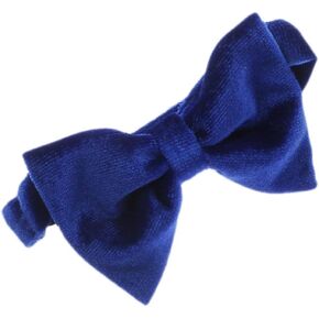 My Lello Velvet Pre- Tied Adjustable Bow Tie Solid Formal Tuxedo Style