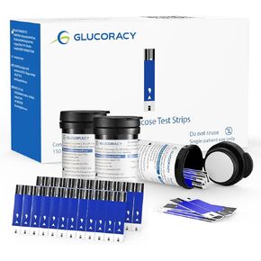 Blood Glucose Test Strip Kit with 150 Blood Sugar Test Strips G-425-2 / G-425, Diabetic Home Testing Kit 150 Pieces