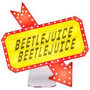 Paladone Beetlejuice Icon Accent Light - Officially Licensed Merchandise from Iconic Retro Horror Movie, Spooky Room Decor and Gift, Gothic Bedroom Accessory and Nightlight for All Ages