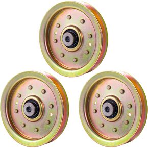 753-08171 Idler Pulley 756-04129B Mower Deck Pulley Replaces for Cub Cadet 756-04129 956-04129 956-04129C 756-04129C, 2 Pack