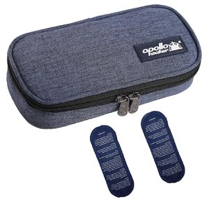 apollo walker Insulin Cooler Travel Case Diabetic Medication Cooler with Ice Packs and Insulation Liner