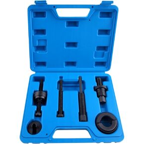 Power Steering Pump Pulley Removal Tool, Power Steering Pulley Puller/Installer Tool Set, Power Steering Pump Pulley Remover and Installer Compatible with Ford, GM, VW and Chrysler Vehicles