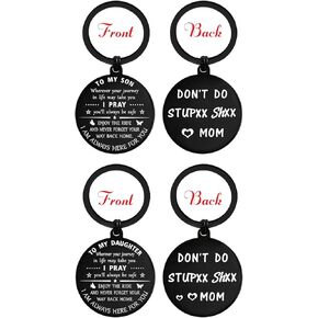 Engzhi 2025 هدايا التخرج من أمي ، الابن في سن المراهقة وابنتها هدايا عيد ميلاد من الأم ، و gag keychain for boys girls